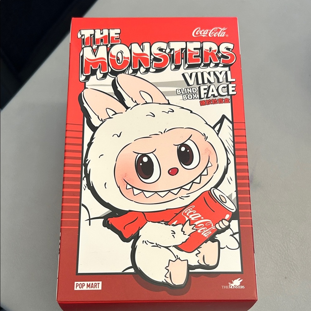 RARE! POP MART Coca-Cola The Monsters Vinyl Face Blind Box - Brand New, Sealed!